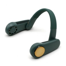 티에스엠텍홀딩스 아이스 넥밴드 목걸이 선풍기, S850, 그린