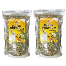 SuperZoo 슈퍼프리미엄 토끼 사료, 1.2kg, 2개