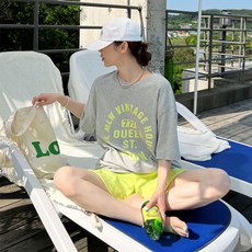 NANING9 女款Robason染色運動上下套裝