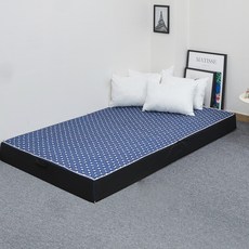 Magic Bed 單身族獨居地板2層折疊式床墊, 黑玫瑰
