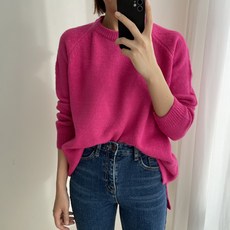 수파카즈싱글컬러핫핑크