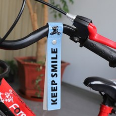 Spoinian夜間安全反光帶騎車跑步自行車座墊鑰匙圈, 2個, 藍色
