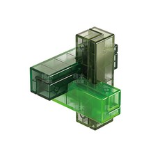 YouRPUZZLE 孔明鎖-潛伏鎖-翡翠L2733, 益智玩具，訓練邏輯思維，激發創造力, 1入