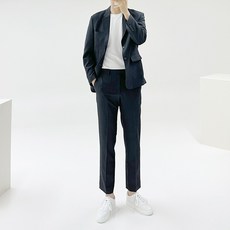 아도르클래식 남성용 로아이 스탠다드 봄 가을 캐주얼 수트 결혼식 정장 세트
