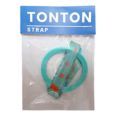 TONTON STRAP 隨行背帶,綠色,兒童水壺背帶,外出便攜,花朵圖案, 1個