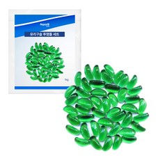 아쿠아비 유리구슬 투명 돌 1kg, 1개, 그린