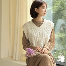 크롭니트조끼