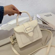 모건 스퀘어 레더 여성용 미니 크로스 핸드백