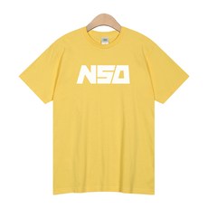 NSD 빅사이즈 17수 타이포 그래픽 로고 반팔 티셔츠