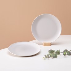 Ahtty home All The Plate大盤子, 2個, 乳霜, 單品