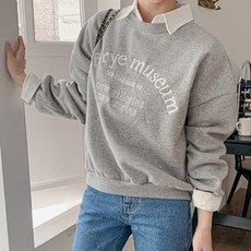 엔비룩 기모 뮤지엄 맨투맨