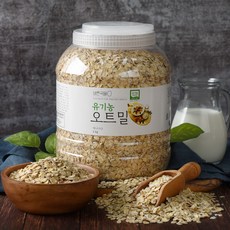 바른곡물 유기농 오트밀 PET, 2kg, 1개