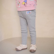 mollimelli 兒童款Petit Bebe舒適羅紋緊身褲