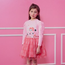 프리미에팜 여아용 캐치 티니핑 가장 예쁜 나나핑 플라워 샤 스커트 세트