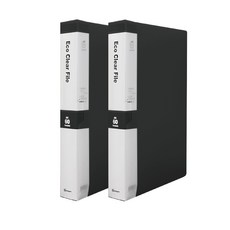 영오 클리어파일 60p, 흑색, 2개 흑색, 2개