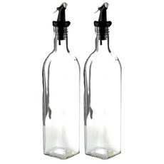 SINOGLASS 玻璃油瓶 500毫升 2入, 500ml, 2瓶
