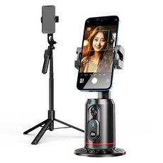 YORI CAR 優里 AI智能跟拍雲台 + 延長腳架 175cm, 黑色, Q02K28, 1個