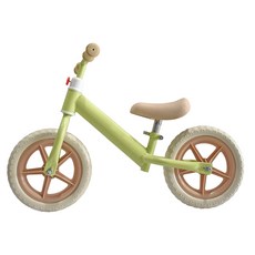 CHING-CHING 親親 小綠兒童平衡車, 適用於3-8歲, 高碳鋼車架, 超輕量車身, 蘋果綠色, 1個, 83cm