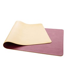 핫데이썸 가죽 책상 마우스패드 120 x 60 cm, 레드옐로우, 1개