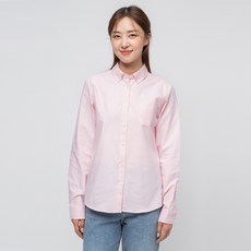 CARET 女款牛津襯衫, 長袖, S M L 尺碼, 粉色