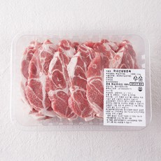 국내산 돈육 목심 로스 구이용 (냉장), 2.2kg, 1개
