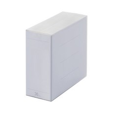 ELECOM 透明 CD 盒 白色 36p, CCD-FBB36CR
