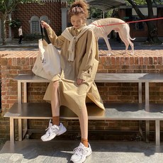 포플러앤씨 카프라 롱 셔츠 원피스