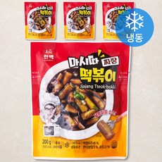 마시따 짜장떡볶이 (냉동), 200g, 4개
