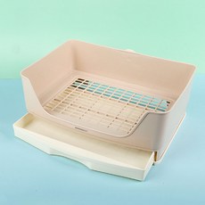 딩동펫 투톤 토끼 기니피그 화장실, 베이지, 1개