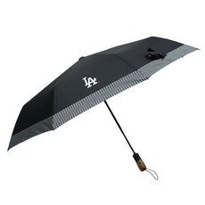 MLB LA다저스 보더 패턴 3단 자동 우산