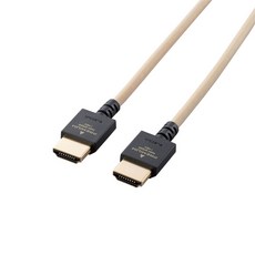 엘레컴 인테리어 4K HDMI 케이블 베이지 DH-HDP14EY20BE, 1개, 2m