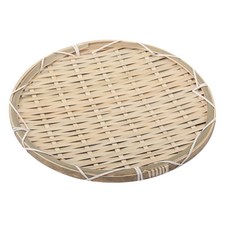 JK 竹製圓托盤, 大號30公分, 30cm, 1個