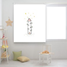 끌래망스 아이방 암막원단 실사 롤스크린