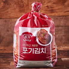 대상 종가 아삭하고 개운한 포기김치, 3kg, 1개