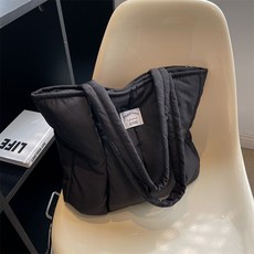 바오스레 데일리 소프트 나일론 토트백