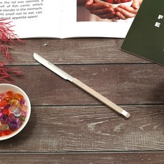Bogen 方形Solne餐具甜點刀, 深米色, 1個