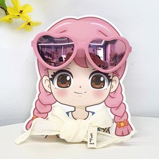 woojooi 女童款愛心太陽眼鏡+圍巾禮盒組