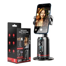 YORI 優里 AI智能跟拍雲台, 黑色, 1個, Q02