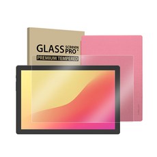 태클라스트 APEX T10LITE 멀티미디어 태블릿PC + 강화유리필름 + 케이스, 그레이(태블릿PC), 핑크(케이스), 32GB