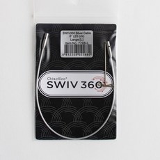 치아오구 스위브360 회전형 케이블 7708-L, 1개 라지(L) 20cm [7708-L], 1개