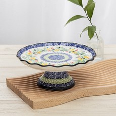 MAISON OBJET Praca波蘭風陶瓷蛋糕架, 1個, 牡丹