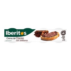 Iberitos 伊比利島 榛果可可抹醬 4入組, 92g, 1組