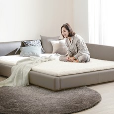lux nine CLT8 乳膠薄墊 涼暖, 8cm, 象牙白
