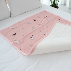 라인하우스 푹신푹신 논슬립 쿨매트, 핑크캣