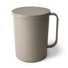 Biwooms 廚餘桶, 2L 淺灰色, 帶蓋廚餘桶 162x173毫米, 16.2 x 17.3cm, 1個