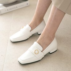 분홍코끼리 여성용 빅토리아 골드 로퍼 3cm