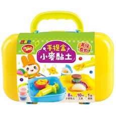 幼福文化 忍者兔 手提盒組 8色小麥黏土 Set, 多色多配件 黏土玩具組, 美味食物, 1組