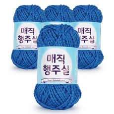 필립섬유 쎄비 매직 행주실 80g x 4p, 34 시룰리언블루, 4개