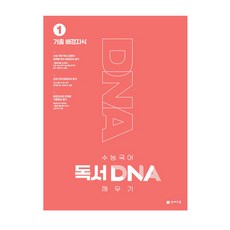 수능 국어 독서 DNA 깨우기 1권 기출 배경지식 (2024년), 천재교육, 국어영역
