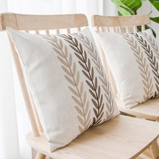 나뭇잎시어서커쿠션커버